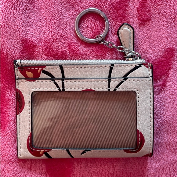 Coach Cherry Pattern Card Wallet - Picture 2 of 3